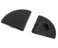 End Cap, 40 x 40mm, 45°, Polyamide (PA), Pack of 10 pieces